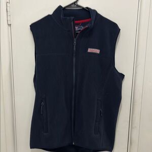 Vineyard Vines Navy Fleece Vest